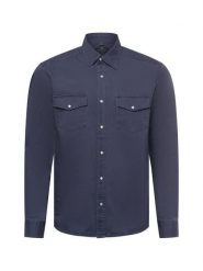Nils Sundström koszula casual Mężczyźni Comfort Fit Bawełna niebieski, S. Niebieskie koszule męskie Nils Sundström, m, bez wzorów, z bawełny, casualowe, bez kołnierzyka, bez ramiączek. Za 149.95 zł.