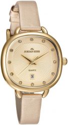 Zegarek damski Jordan Kerr P9007 beżowy. Brązowe zegarki damskie Jordan Kerr. Za 225.42 zł.