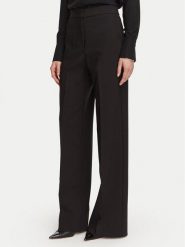 Rinascimento Spodnie palazzo CFC0130151003 Czarny Wide Leg. Czarne spodnie materiałowe damskie Rinascimento, bez wzorów, z materiału. Za 574.99 zł.