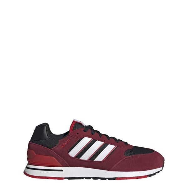 Run 80s Shoes. Białe obuwie sportowe damskie Adidas, bez wzorów, z gumy, bez zapięcia. Za 383.50 zł.