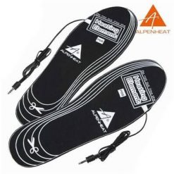 Podgrzewane wkładki do butów Alpenheat FireTrend. Czarne buty zimowe męskie Alpenheat, bez wzorów, bez obcasa, bez zapięcia. Za 550.00 zł.