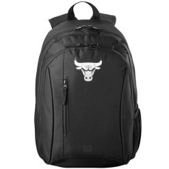 Plecak Wilson NBA Team. Czarne plecaki męskie Wilson, bez wzorów, z materiału, biznesowe. Za 259.00 zł.