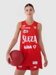 4F Koszulka meczowa replika wyjazdowa z sezonu 2024/25 damska 4F x Ślęza Wrocław - multikolor M. Koszulki sportowe damskie 4F, l, bez wzorów, z dzianiny, bez ramiączek, na fitness i siłownię. Za 199.99 zł.