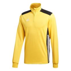 Regista 18 Training Bluza Piłkarska. Żółte bluzy męskie Adidas, xl, bez wzorów, sportowe, bez ramiączek, bez kaptura. W wyprzedaży za 150.30 zł.