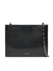 Calvin Klein Torebka Ck Night Square Crossbody K60K612794 Czarny. Czarne torebki do ręki damskie Calvin Klein, bez wzorów, ze skóry, bez dodatków. Za 309.99 zł.