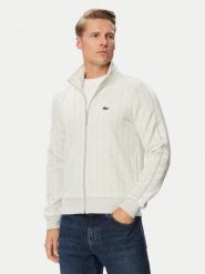 Lacoste Bluza SH1368 Kremowy Regular Fit. Białe bluzy męskie Lacoste, m, bez wzorów, z syntetyku, bez ramiączek, bez kaptura. Za 859.99 zł.