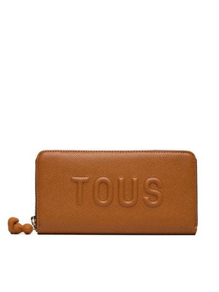 TOUS Portfel Brenda 2002105444 Brązowy. Brązowe portfele damskie tous, ze skóry. Za 359.99 zł.