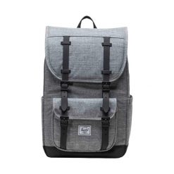 Plecak Herschel Little America Mid 11391-00919 NS. Szare plecaki męskie Herschel, bez wzorów, z materiału, biznesowe. Za 429.94 zł.