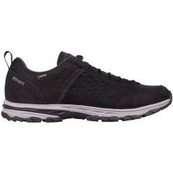 Buty turystyczne męskie niskie Meindl Durban z membrana Gore-Tex. Czarne buty zimowe męskie MEINDL, bez wzorów, z gore-texu, bez obcasa, bez zapięcia. W wyprzedaży za 845.55 zł.