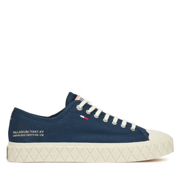 Trampki Palladium. Niebieskie trampki i tenisówki damskie Palladium, bez wzorów, bez zapięcia. Za 266.99 zł.