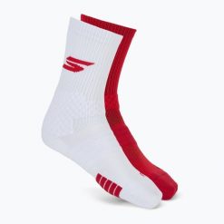 Skarpety męskie SKECHERS Select Terry Crew 2. Czerwone skarpety męskie Skechers, bez wzorów, z bawełny. Za 119.99 zł.