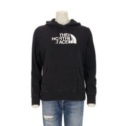 Second life - Damska bluza z kapturem TNF czarna - Stan bardzo dobry. Czarne bluzy damskie The North Face, bez wzorów, sportowe, bez ramiączek, z kapturem. Za 127.76 zł.