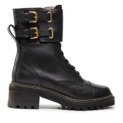 Trapery See By Chloé. Czarne trapery damskie See By Chloé, bez zapięcia. Za 2,649.00 zł.