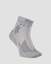 Skarpety biegowe X-Socks Run Speed Two 4.0. Szare skarpetki damskie X-Socks, bez wzorów, z materiału. Za 90.00 zł.