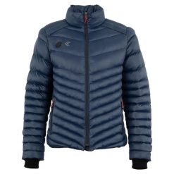 Kurtka puchowa Whis Coach. Niebieskie kurtki męskie WHIS, na zimę, s, z aplikacjami, z gumy, bez kaptura. Za 1,167.00 zł.