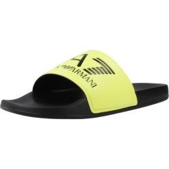 Sandały EMPORIO ARMANI SCARPE BEACHWEAR Żółty. Żółte sandały męskie EA7, bez wzorów, z syntetyku, bez zapięcia. Za 171.99 zł.