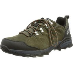 Buty trekkingowe Jack Wolfskin Refugio Texapore Low. Brązowe trekkingi męskie Jack Wolfskin, na zimę, z gumy, bez zapięcia. Za 449.99 zł.