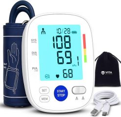 Ciśnieniomierz Vita Vitale Ciśnieniomierz naramienny na baterie Vita Vitale FC-BP102 mówi po polsku. Ciśnieniomierze Vita Vitale. Za 73.99 zł.