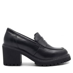 Półbuty Lasocki. Czarne półbuty damskie Lasocki, bez wzorów, bez obcasa, na obcasie, bez zapięcia. Za 199.99 zł.