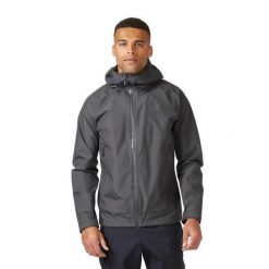 Kurtka przeciwdeszczowa męska Rab Namche Gore-Tex Paclite Jacket z kapturem. Zielone kurtki męskie RAB, m, bez wzorów, z gore-texu, sportowe, z kapturem. Za 899.99 zł.