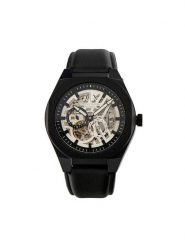 Armani Exchange Zegarek Sync AX4297 Czarny. Czarne zegarki męskie Armani Exchange, bez wzorów, ze skóry. Za 1,389.00 zł.