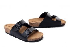 Inblu NM-39 014 Czarny, klapki damskie. Czarne klapki damskie Inblu, na lato, bez wzorów, bez obcasa, bez zapięcia. Za 89.99 zł.
