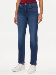 Wrangler Jeansy 112351051 Niebieski Straight Fit. Niebieskie jeansy damskie Wrangler, bez wzorów, z bawełny. Za 279.99 zł.