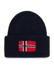 Napapijri Czapka F-Evei 1 NP0A8AM2 Granatowy. Niebieskie czapki damskie Napapijri, na zimę, bez wzorów. Za 249.99 zł.