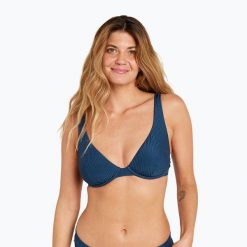 Góra od stroju kąpielowego Rip Curl Modern Rib B/C Cup. Niebieskie bikini RIPCURL, l, bez wzorów. Za 129.99 zł.