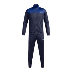 Dres męski Under Armour UA Emea Tracksuit Novelty. Niebieskie komplety dresowe męskie Under Armour, m, bez wzorów, z dresówki. Za 249.99 zł.