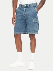 Jack & Jones Szorty jeansowe Bill 12272557 Niebieski Relaxed Fit. Niebieskie szorty męskie Jack & Jones, bez wzorów, z bawełny. Za 149.99 zł.