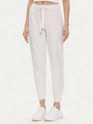 DKNY Sport Spodnie dresowe DP5P3496 Beżowy Regular Fit. Brązowe spodnie dresowe damskie DKNY Sport, bez wzorów, z bawełny, sportowe. Za 179.99 zł.