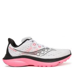 Buty do biegania Saucony. Białe obuwie sportowe damskie Saucony, bez wzorów, bez zapięcia, do biegania. Za 539.99 zł.