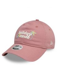 New Era Czapka z daszkiem Phrase 9Twenty 60595357 Różowy. Czerwone czapki damskie New Era, bez wzorów, z bawełny. Za 89.99 zł.