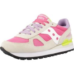 Buty SAUCONY S1108 873 Rose. Czerwone obuwie trekkingowe damskie Saucony, ze skóry, bez zapięcia. Za 427.99 zł.