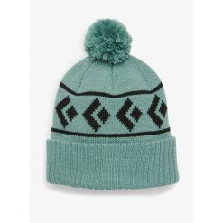 Czapka zimowa Black Diamond Tom Pom Beanie - creek blue. Zielone czapki damskie Black Diamond, na zimę, bez wzorów. Za 163.50 zł.