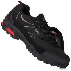Buty męskie trekkingowe wodoodporne DK FALCON SOFTSHELL. Czarne trekkingi męskie DK, z softshellu, bez zapięcia. Za 159.00 zł.