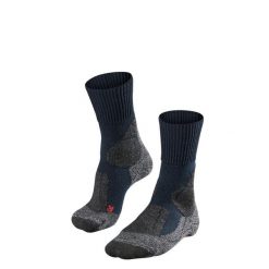 Skarpetki damskie Falke TK1. Niebieskie skarpetki damskie Falke, bez wzorów, z elastanu. Za 114.85 zł.