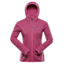 Bluza damska polarowa z kapturem Alpine Pro Zega 2. Czerwone bluzy damskie Alpine Pro, bez wzorów, z polaru, sportowe, bez ramiączek, z kapturem. W wyprzedaży za 209.00 zł.