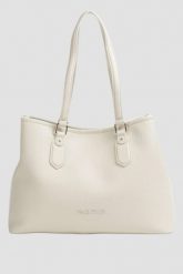 VALENTINO Shopperka w kolorze ecru Brixton Shopping. Brązowe shopperki damskie Valentino by Mario Valentino, bez wzorów, bez dodatków. W wyprzedaży za 419.99 zł.