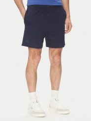 Kappa Szorty materiałowe Logo Korpo Cabas 303HZE0 Granatowy Regular Fit. Niebieskie szorty męskie Kappa, bez wzorów, z bawełny. Za 49.99 zł.