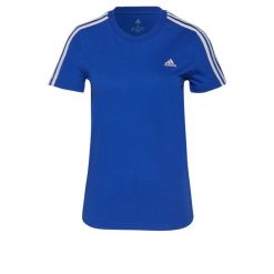 Koszulka adidas Loungewear Ess W H07815. Białe bluzki damskie Adidas, xs, bez wzorów, sportowe, bez kołnierzyka, bez ramiączek. Za 69.00 zł.