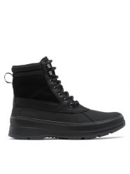 Sorel Kozaki Akeny II Boot Plus Wp 2084851010 Czarny. Czarne buty zimowe męskie Sorel, bez wzorów, z nubiku, bez obcasa, bez zapięcia. Za 599.99 zł.