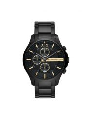 Armani Exchange Zegarek Hampton Chronograph AX2164 Czarny. Czarne zegarki męskie Armani Exchange, bez wzorów. Za 1,059.00 zł.