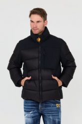 PARAJUMPERS Czarna kurtka Gover. Czarne kurtki męskie Parajumpers, l, bez wzorów, z puchu, bez kaptura. W wyprzedaży za 1,629.99 zł.