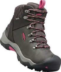 Buty trekkingowe damskie Keen Revel III czarno-różowe r. 37. Czarne obuwie trekkingowe damskie Keen, bez zapięcia. Za 675.02 zł.