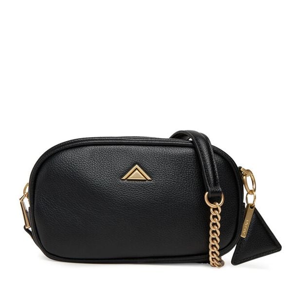 Torebka Aldo. Czarne listonoszki damskie Aldo, bez wzorów, bez dodatków. Za 119.99 zł.