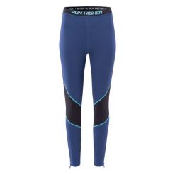 Damskie legginsy IQ Intelligence Quality Itraino. Niebieskie legginsy damskie IQ, m, bez wzorów, z elastanu, długie, do biegania. Za 249.95 zł.