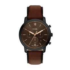 Zegarek Fossil. Brązowe zegarki męskie FOSSIL, bez wzorów. Za 779.99 zł.
