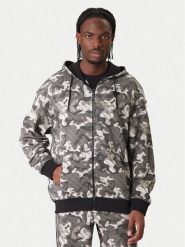 Guess Bluza Z6RQ04 K9YI1 Szary Regular Fit. Szare bluzy męskie Guess, l, z aplikacjami, z bawełny, bez ramiączek, bez kaptura. Za 439.99 zł.